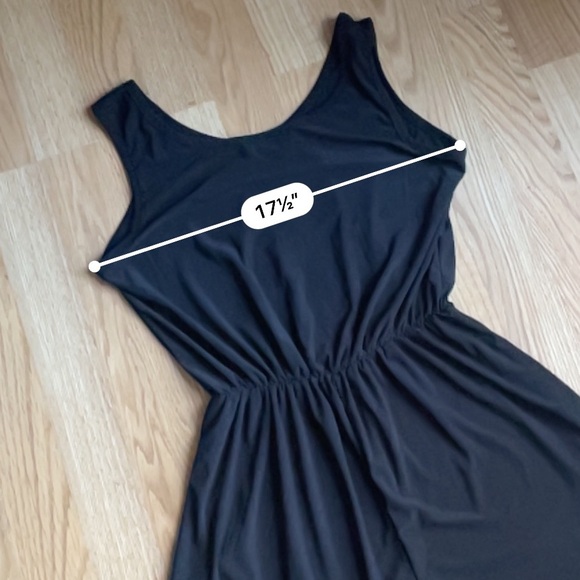 Pinc Romper Jumpsuit shorts black size medium flowy sleeveless elastic waist - Picture 6 of 11